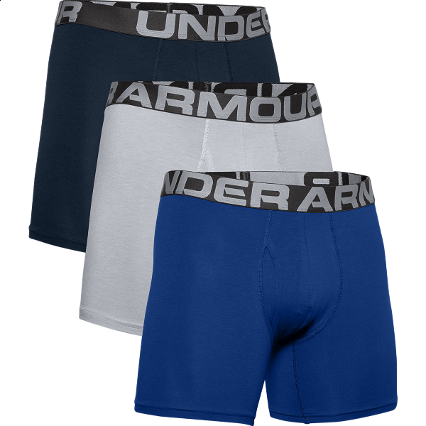 UA Charged Cotton 6in 3 Pack - 1363617