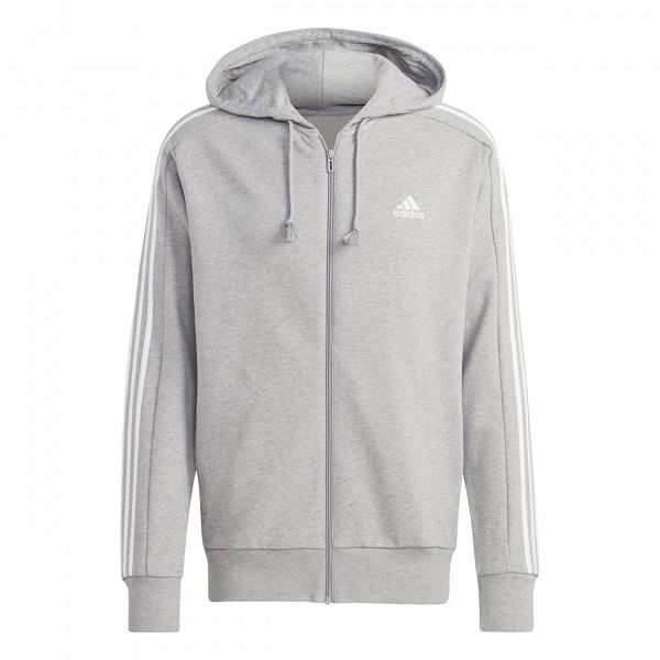 Essentials French Terry 3-Stripes Full-Zip Hoodie - IC9833