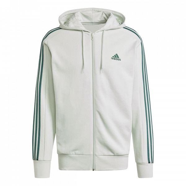 ESSENTIALS FRENCH TERRY 3-STRIPES FULL-ZIP - IX0174